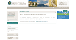 Desktop Screenshot of montiazzurri.it