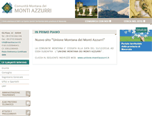 Tablet Screenshot of montiazzurri.it